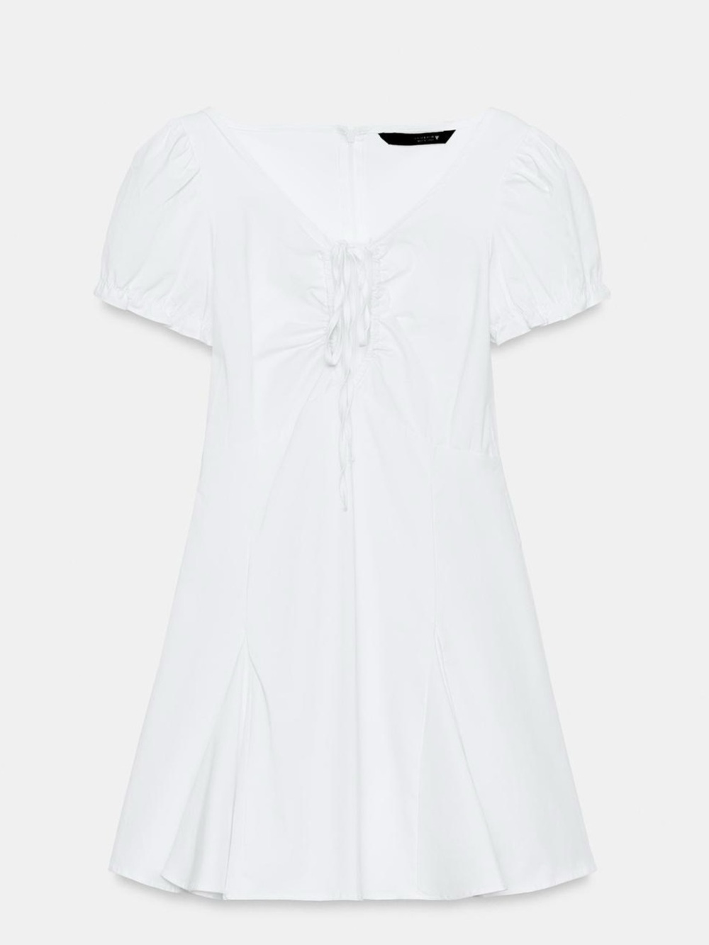 ZARA SHORT POPLIN DRESS - Picture 9 of 11